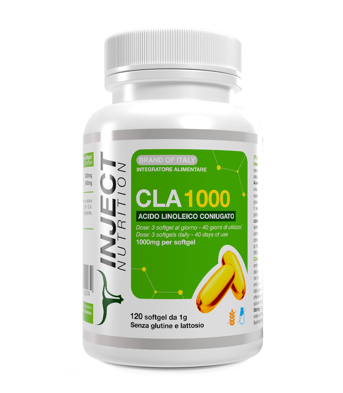 CLA Acido Linoleico Coniugato (120 softgel) INJECT NUTRITION