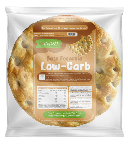 Base Focaccia Low-Carb (220g)