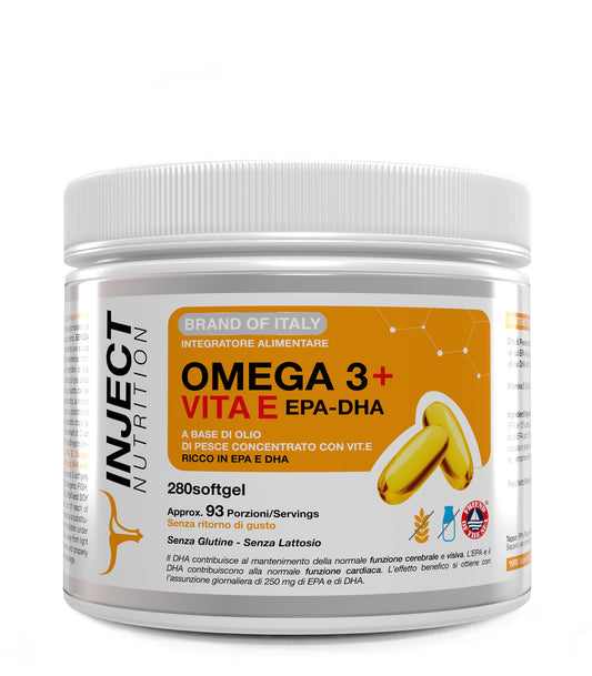Omega 3 Olio di Pesce Concentrato (280 softgel) INJECT NUTRITION
